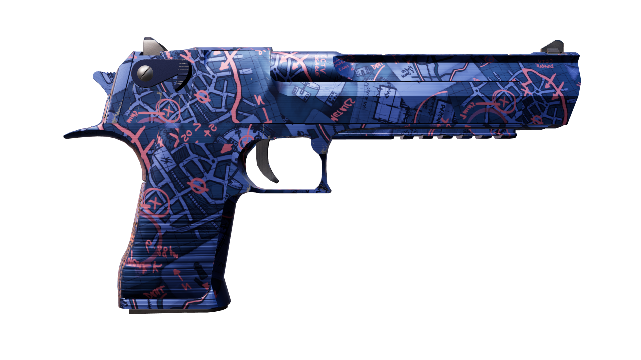 Back view of Desert Eagle | Night Heist