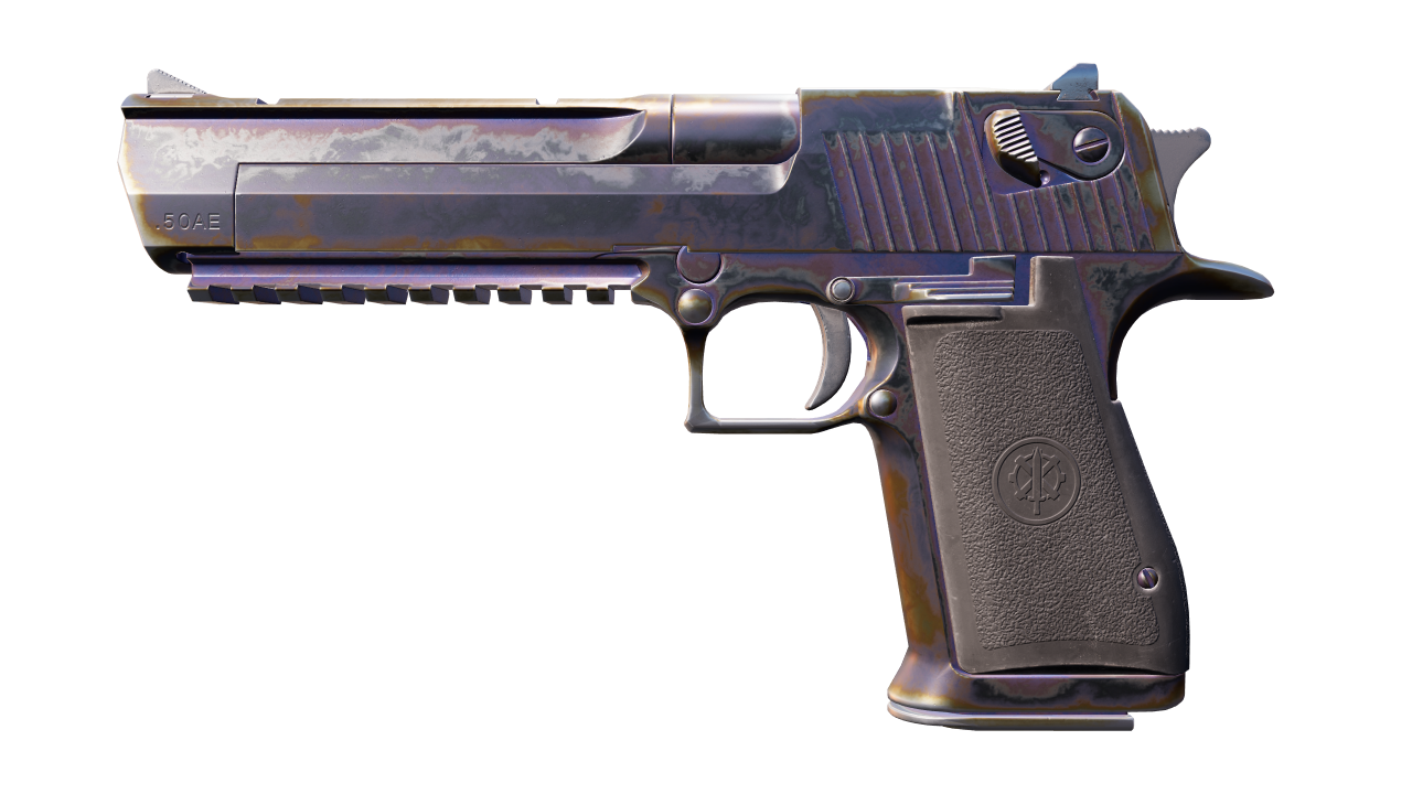 Front view of Desert Eagle | Heat Treated