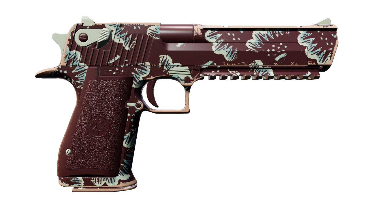 Back view of Desert Eagle | Mint Fan
