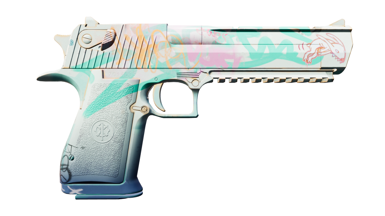 Back view of Desert Eagle | Tilted