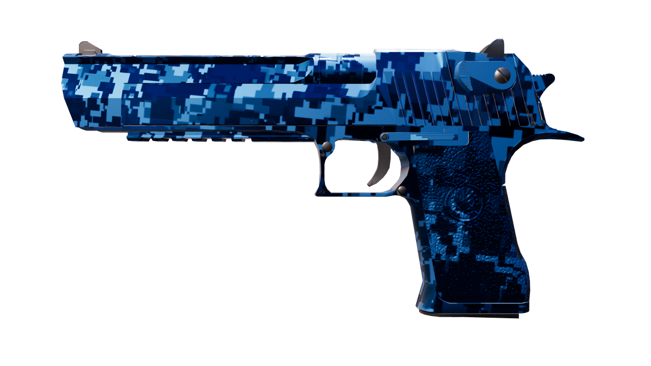 Front view of Desert Eagle | Cobalt Disruption