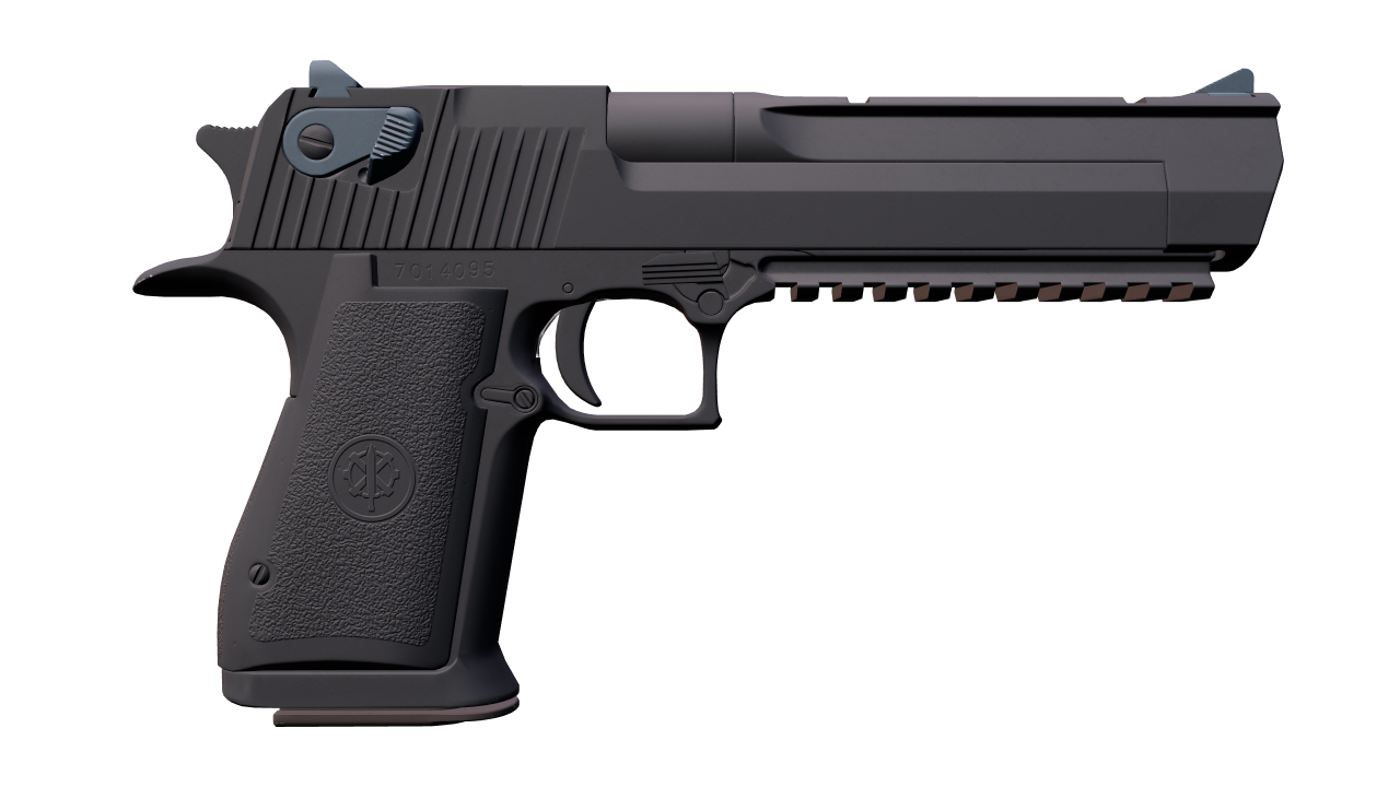 Back view of Desert Eagle | Night