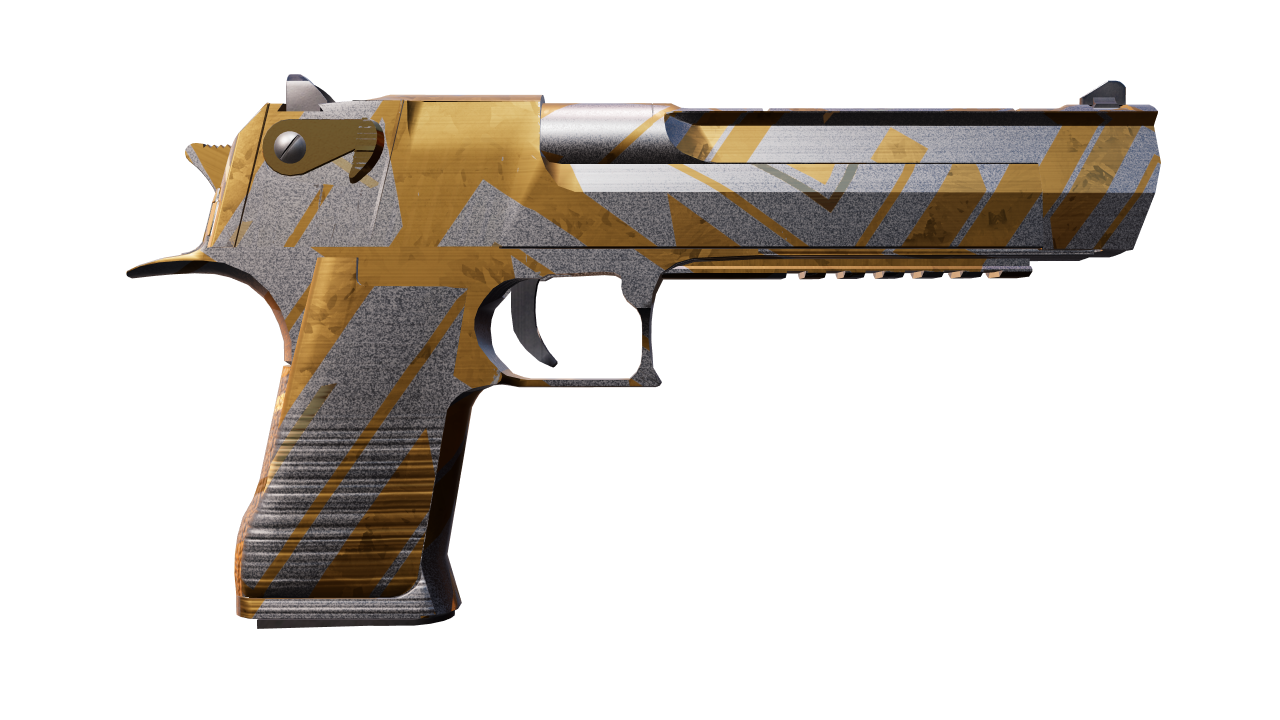 Back view of Desert Eagle | Bronze Deco