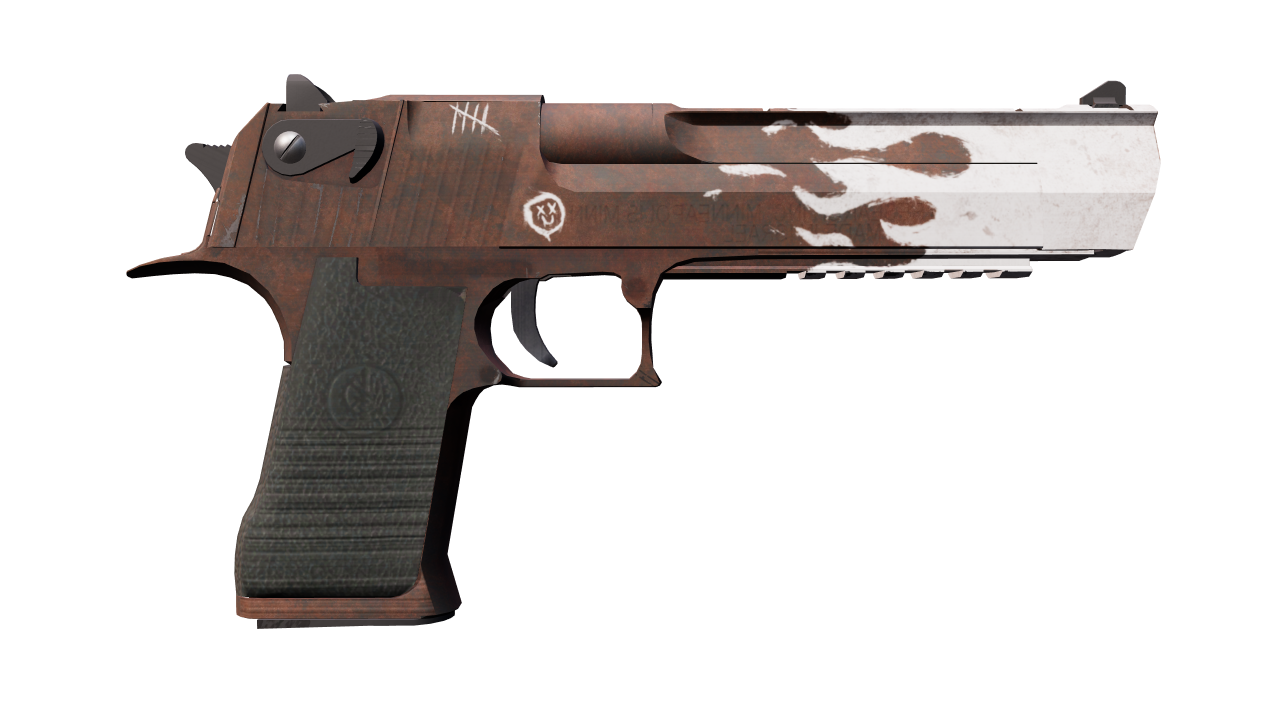 Back view of Desert Eagle | Oxide Blaze