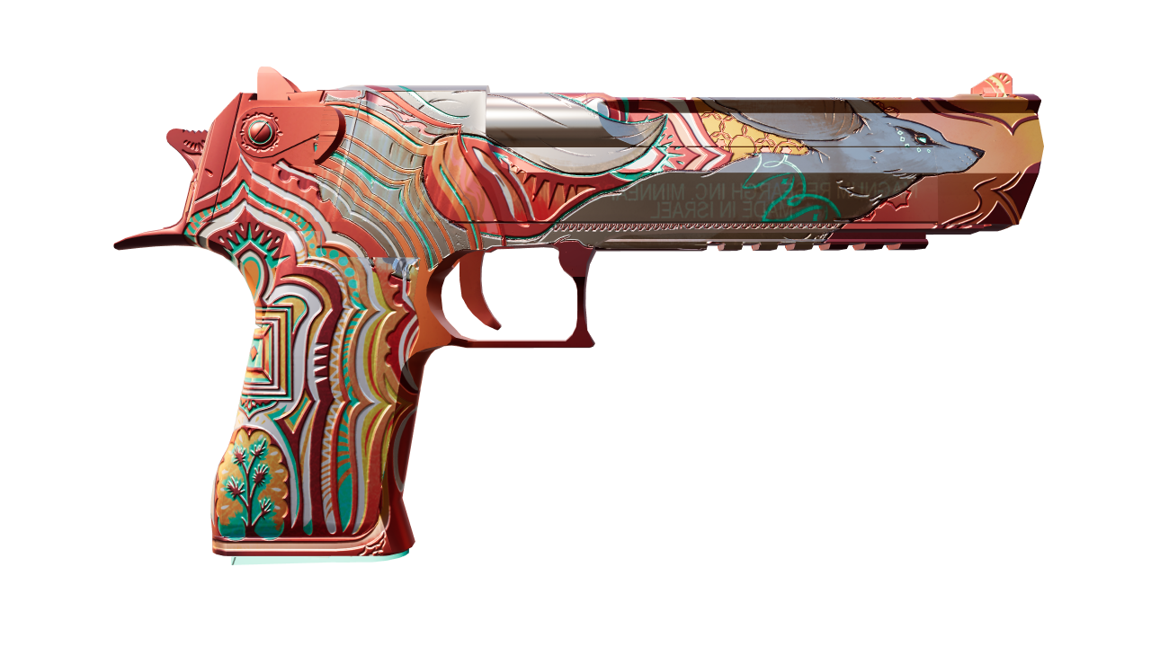 Back view of Desert Eagle | Fennec Fox