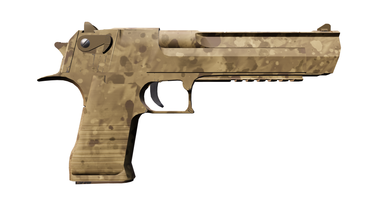 Back view of Desert Eagle | Mudder