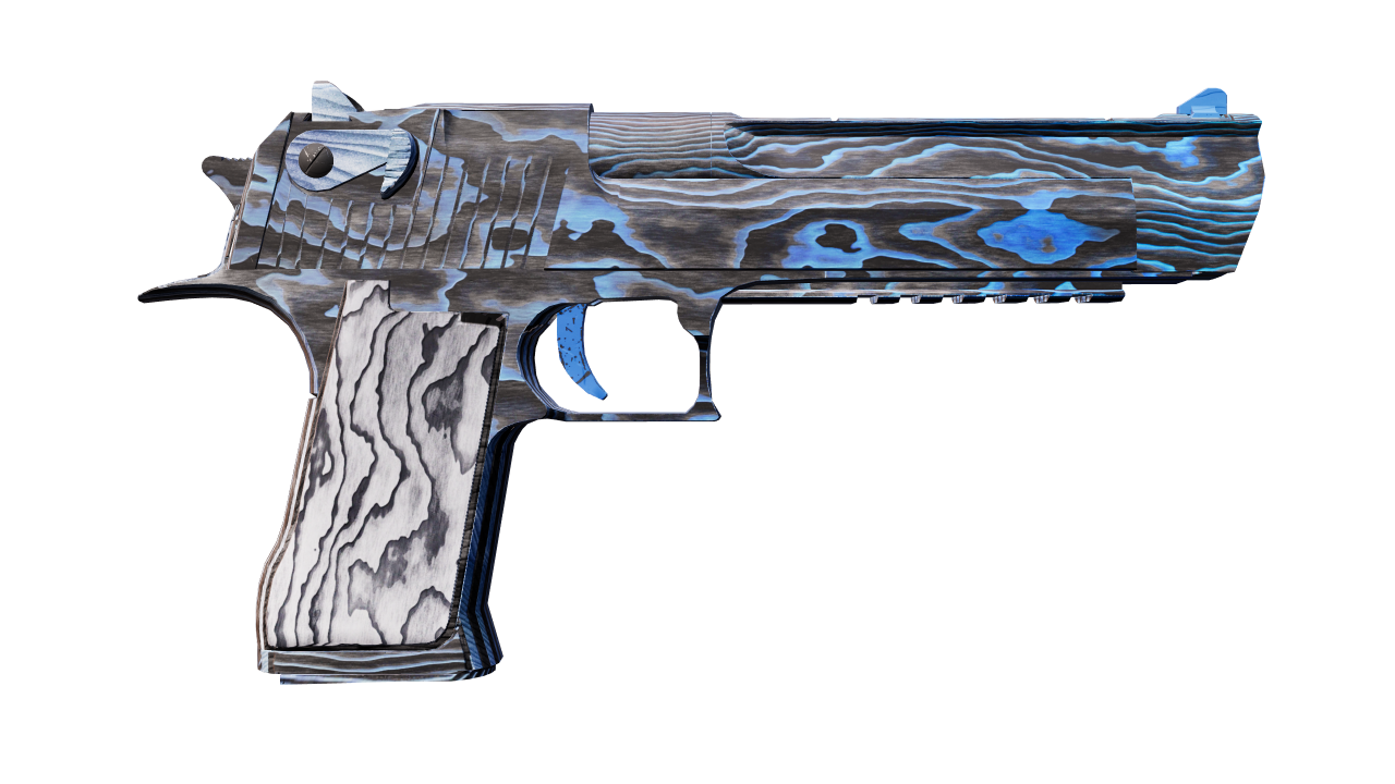 Back view of Desert Eagle | Blue Ply