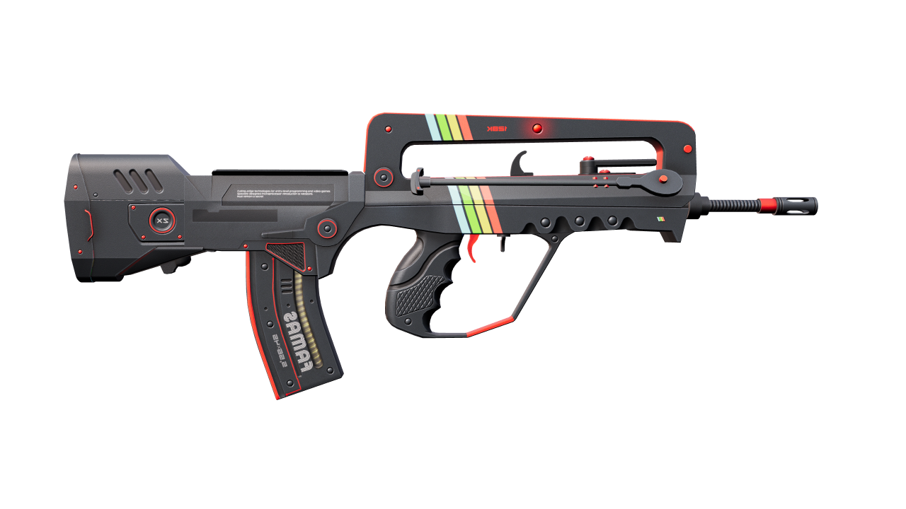 Back view of FAMAS | ZX Spectron