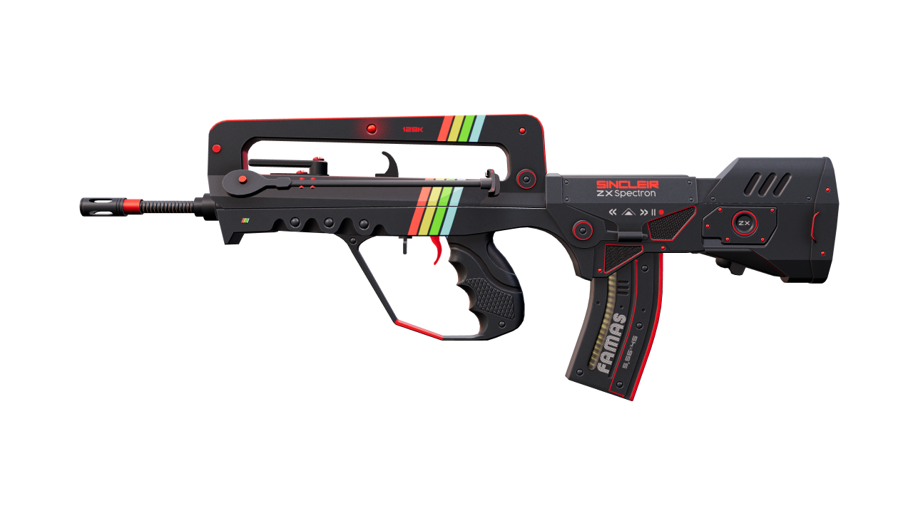 Front view of FAMAS | ZX Spectron
