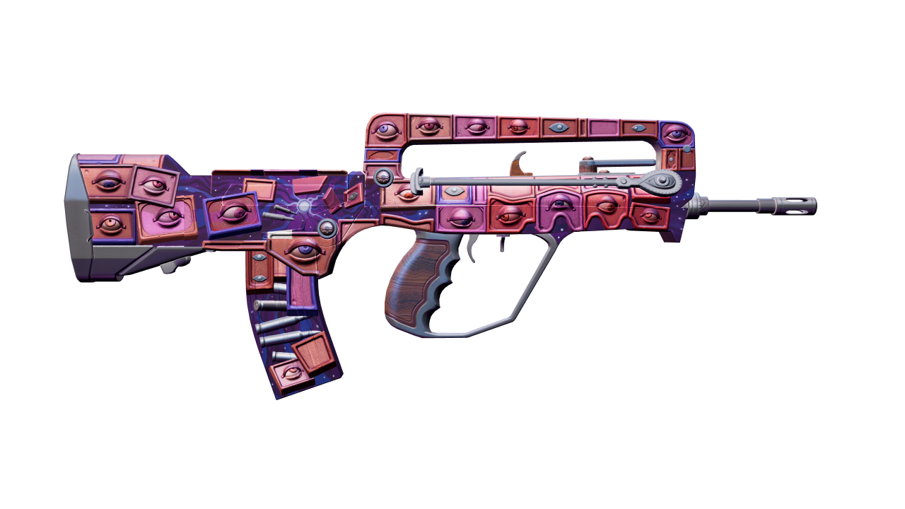 Back view of FAMAS | Rapid Eye Movement