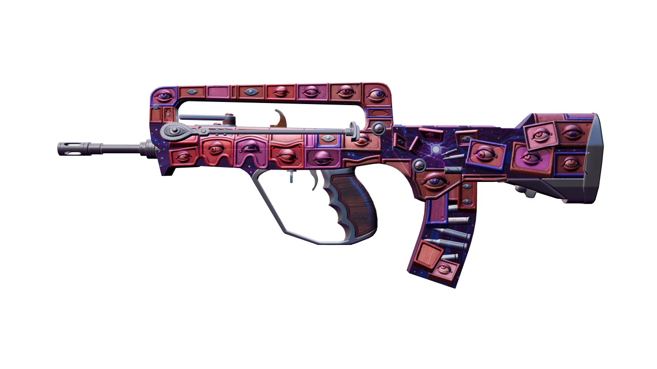 Front view of FAMAS | Rapid Eye Movement