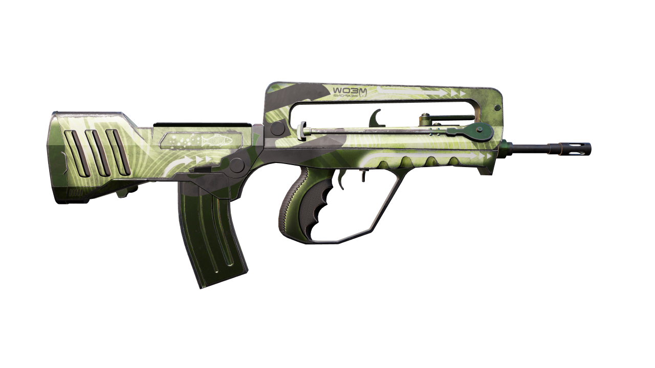 Back view of FAMAS | Meow 36