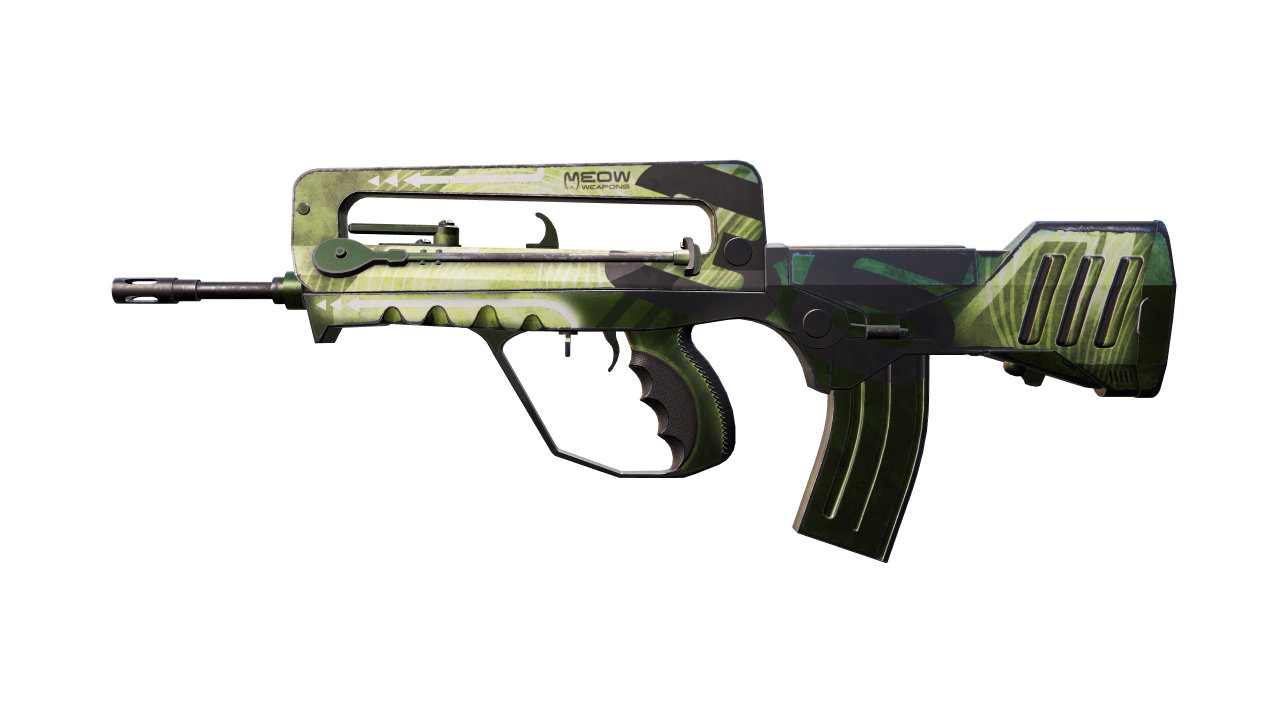 Front view of FAMAS | Meow 36