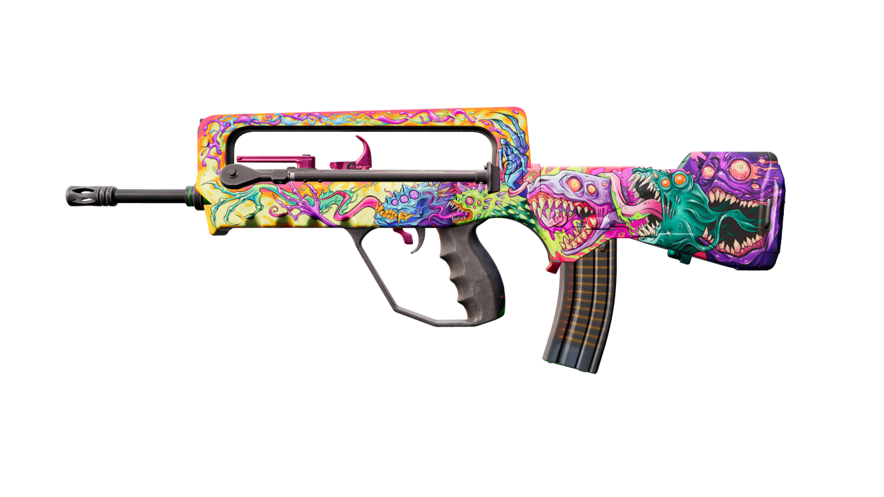 Front view of FAMAS | Bad Trip