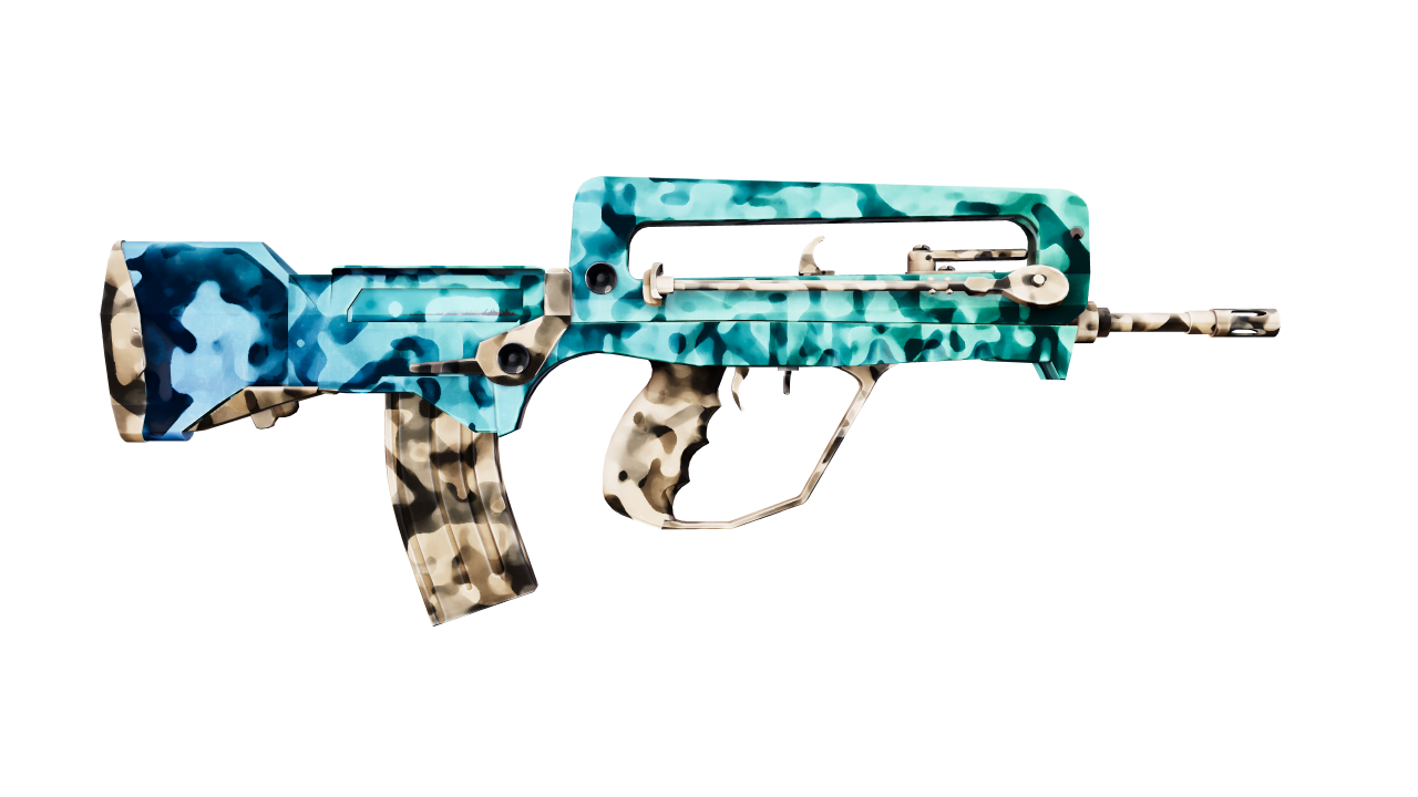 Back view of FAMAS | Waters of Nephthys