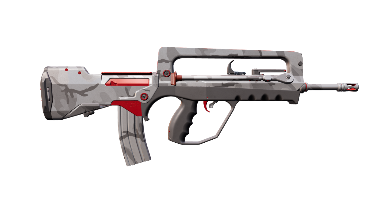 Back view of FAMAS | Grey Ghost