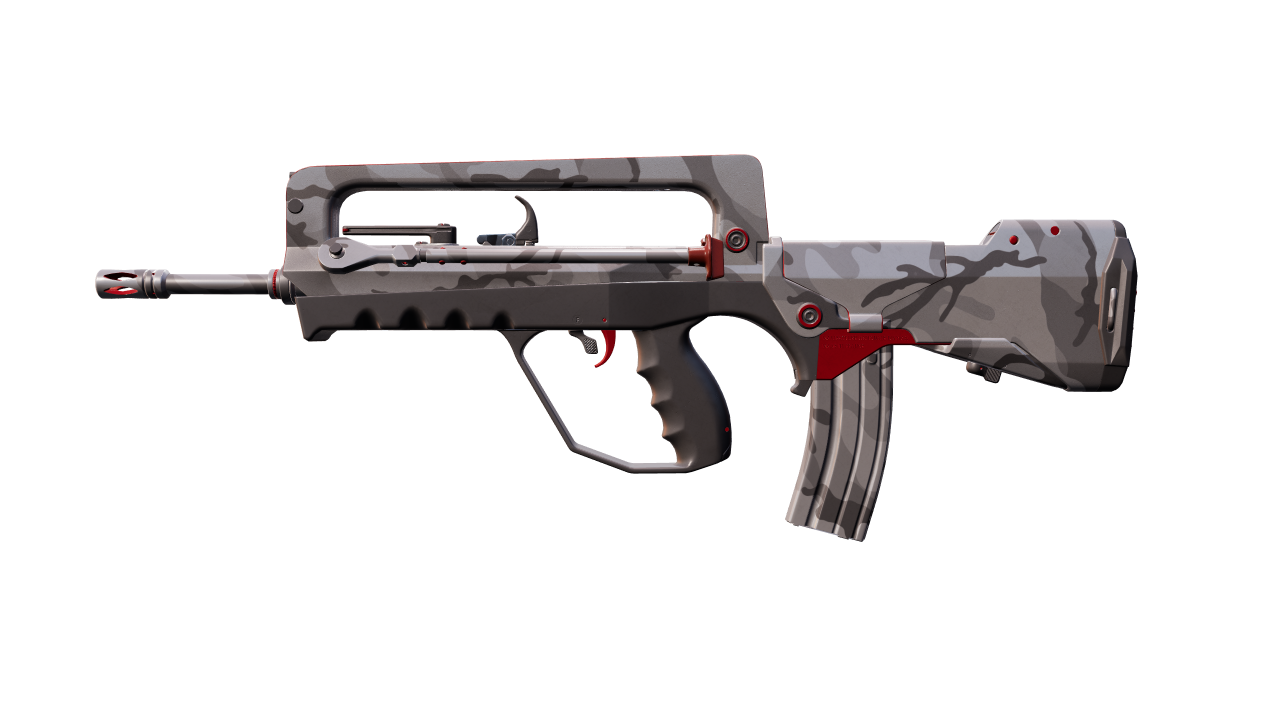 Front view of FAMAS | Grey Ghost