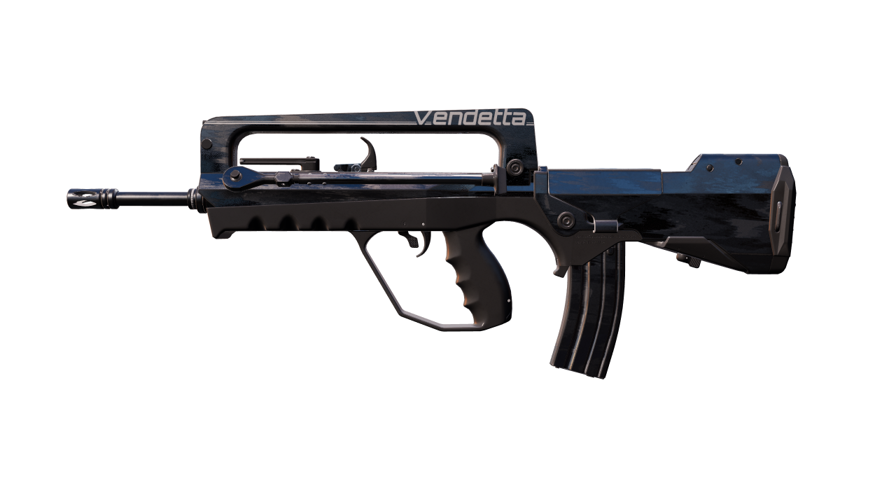 Front view of FAMAS | Vendetta
