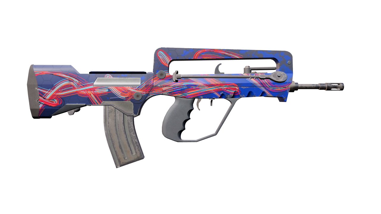Back view of FAMAS | Afterimage