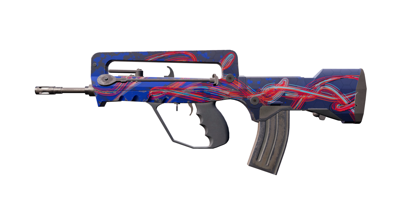 Front view of FAMAS | Afterimage