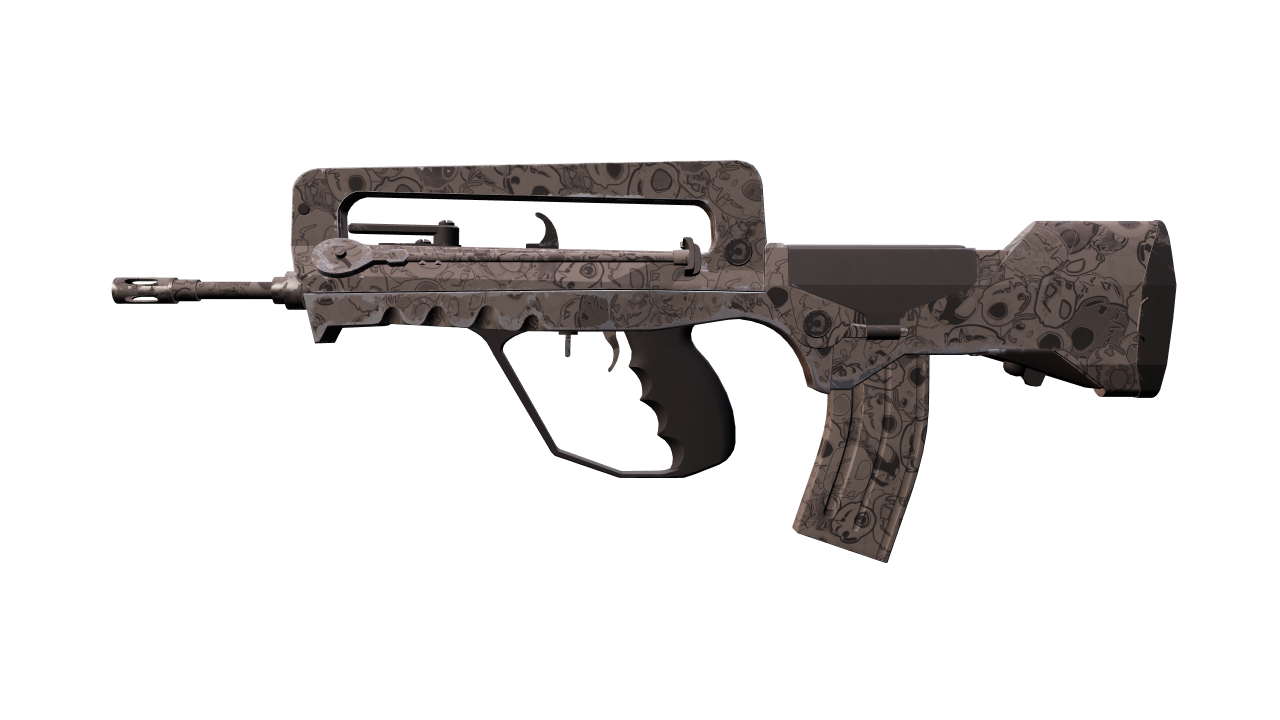 Front view of FAMAS | Doomkitty