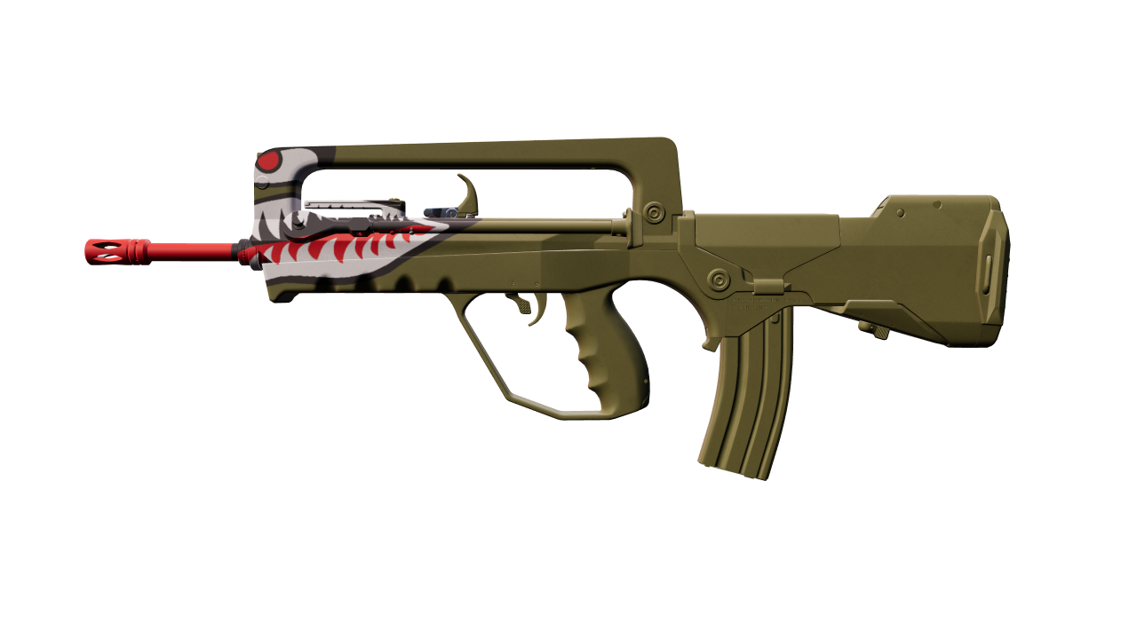 Front view of FAMAS | Spitfire