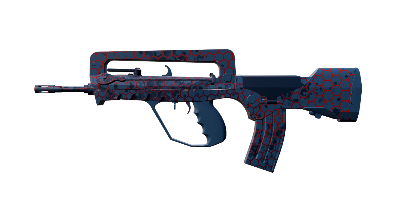 Front view of FAMAS | Hexane