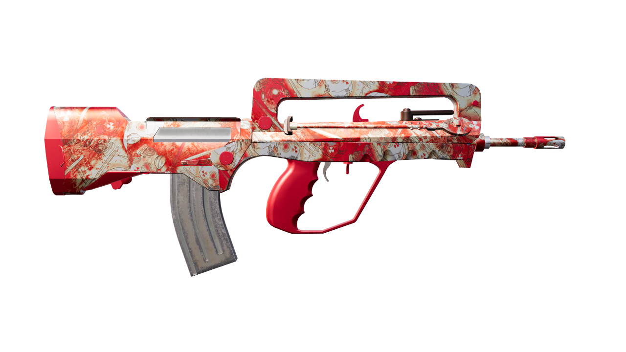 Back view of FAMAS | Styx