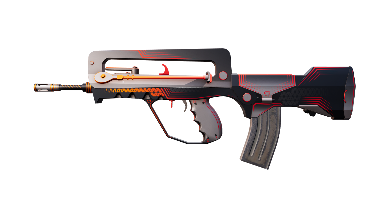 Front view of FAMAS | Valence