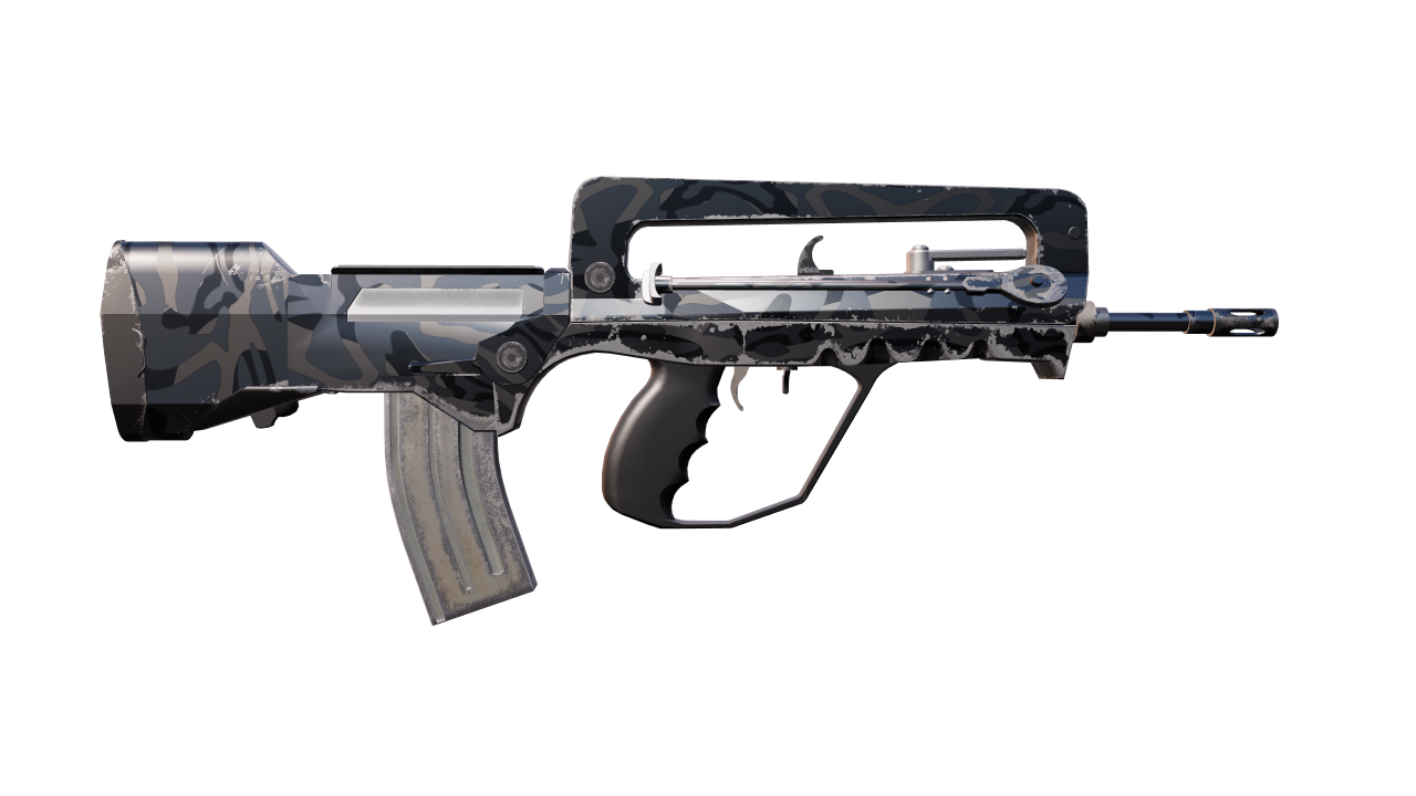 Back view of FAMAS | Dark Water