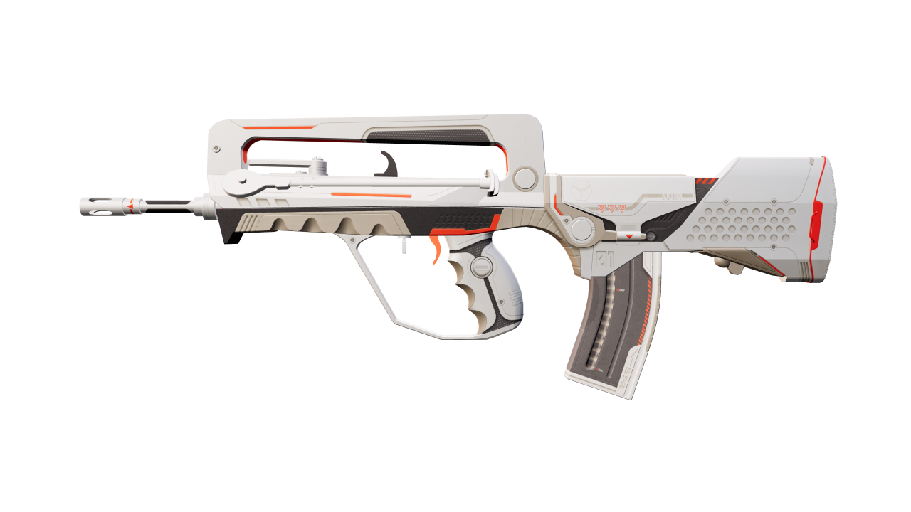 Front view of FAMAS | Mecha Industries