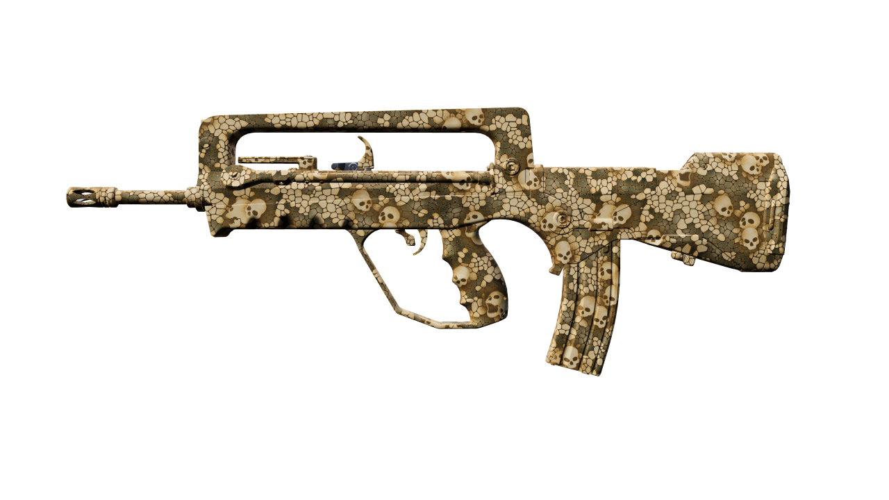 Front view of FAMAS | Macabre