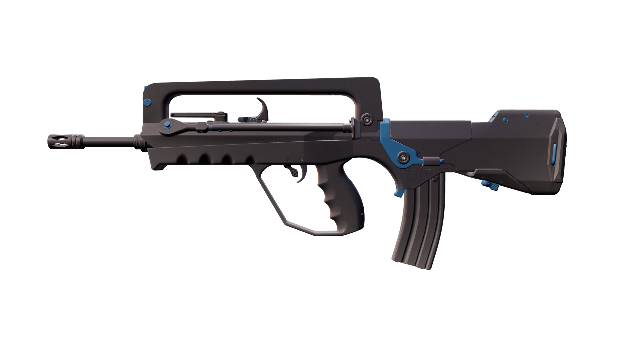 Front view of FAMAS | Halftone Wash