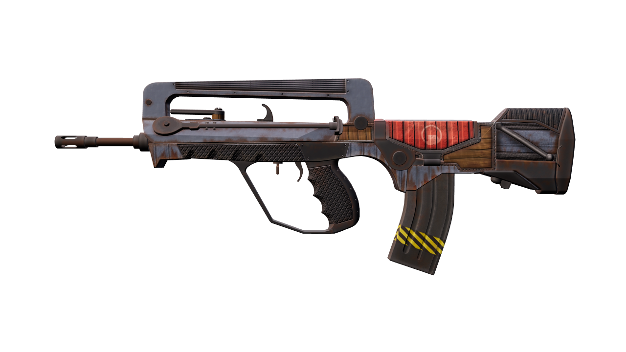 Front view of FAMAS | Decommissioned