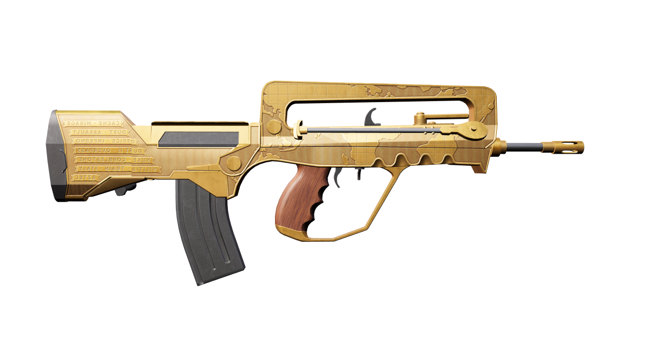 Back view of FAMAS | Commemoration