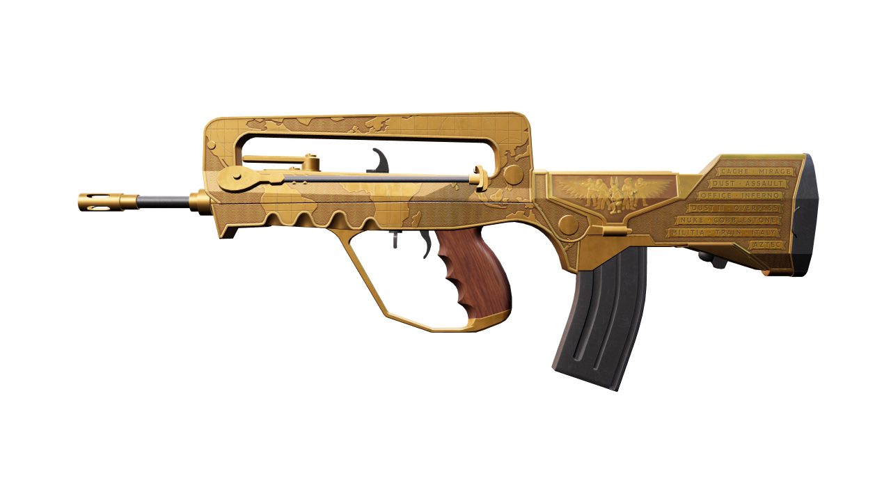 Front view of FAMAS | Commemoration