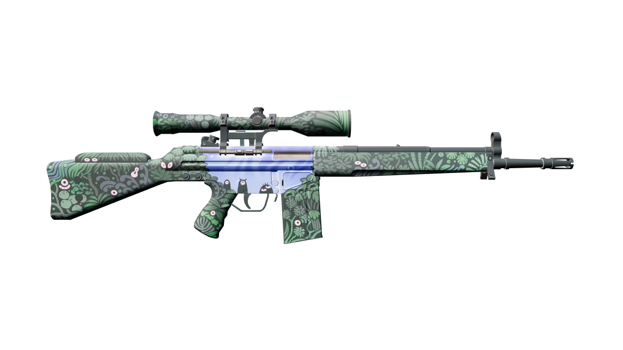 Back view of G3SG1 | Dream Glade