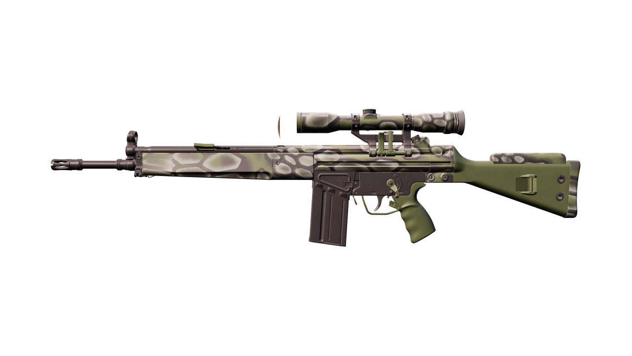 Front view of G3SG1 | Green Cell