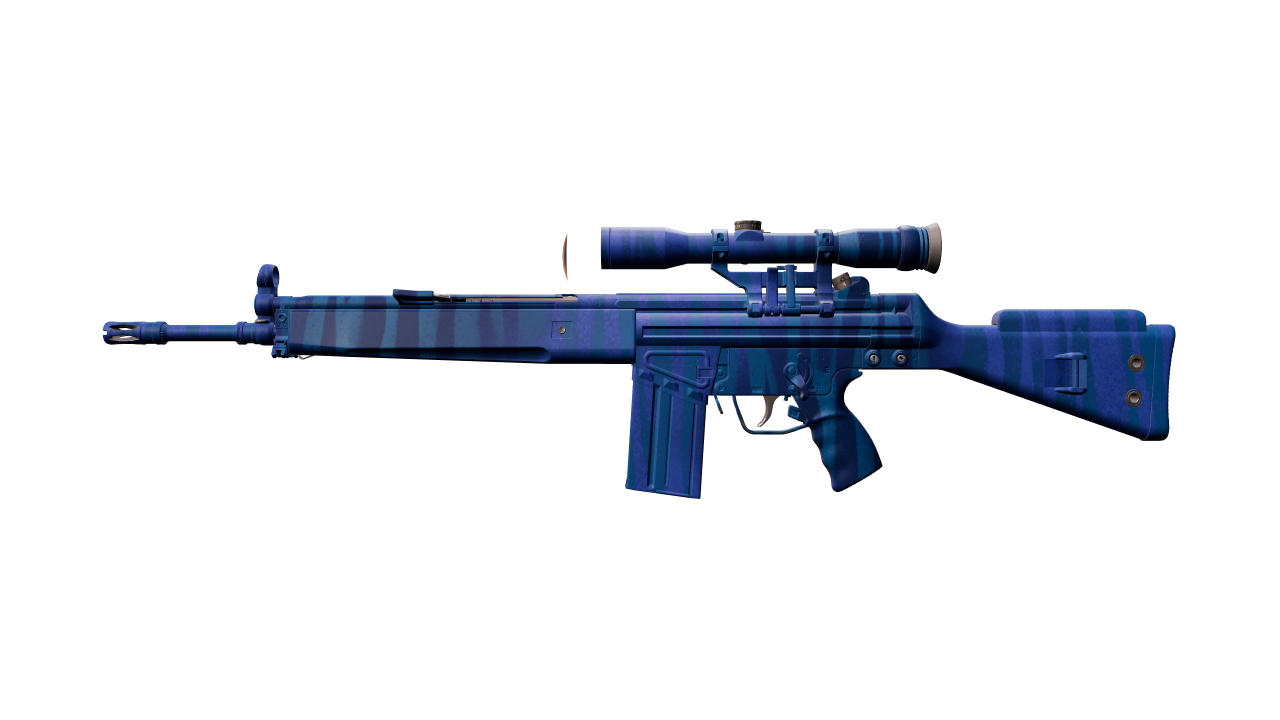 Front view of G3SG1 | Azure Zebra