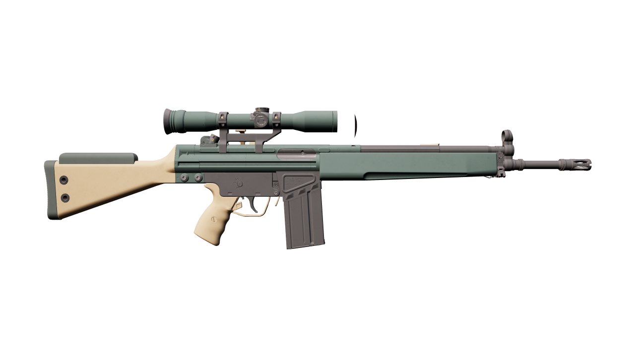 Back view of G3SG1 | Contractor