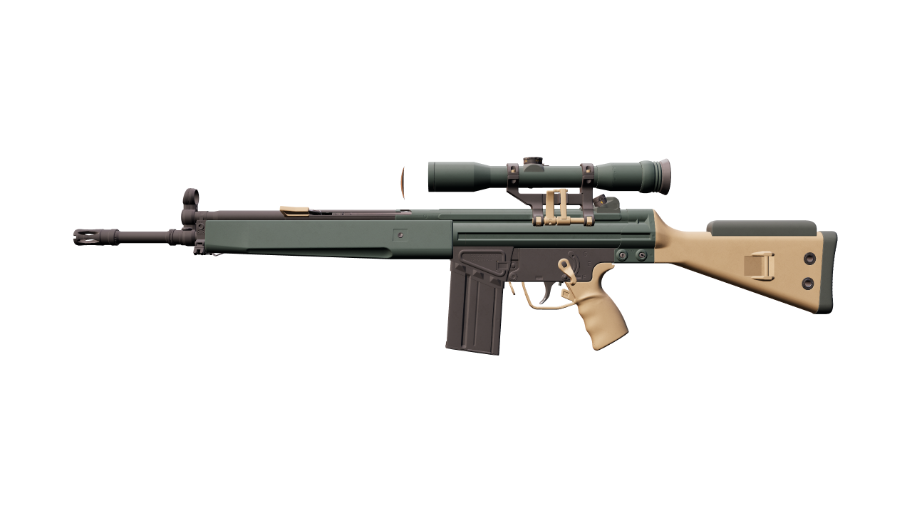 Front view of G3SG1 | Contractor