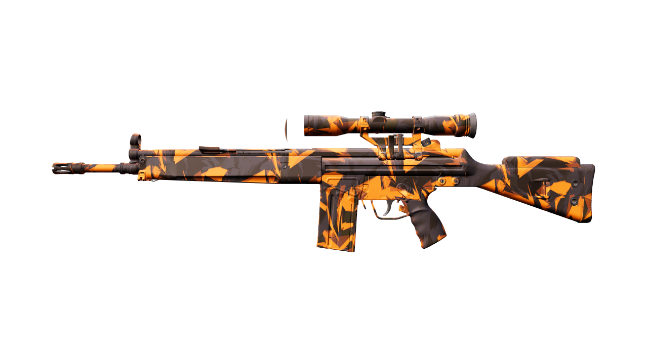 Front view of G3SG1 | Orange Crash