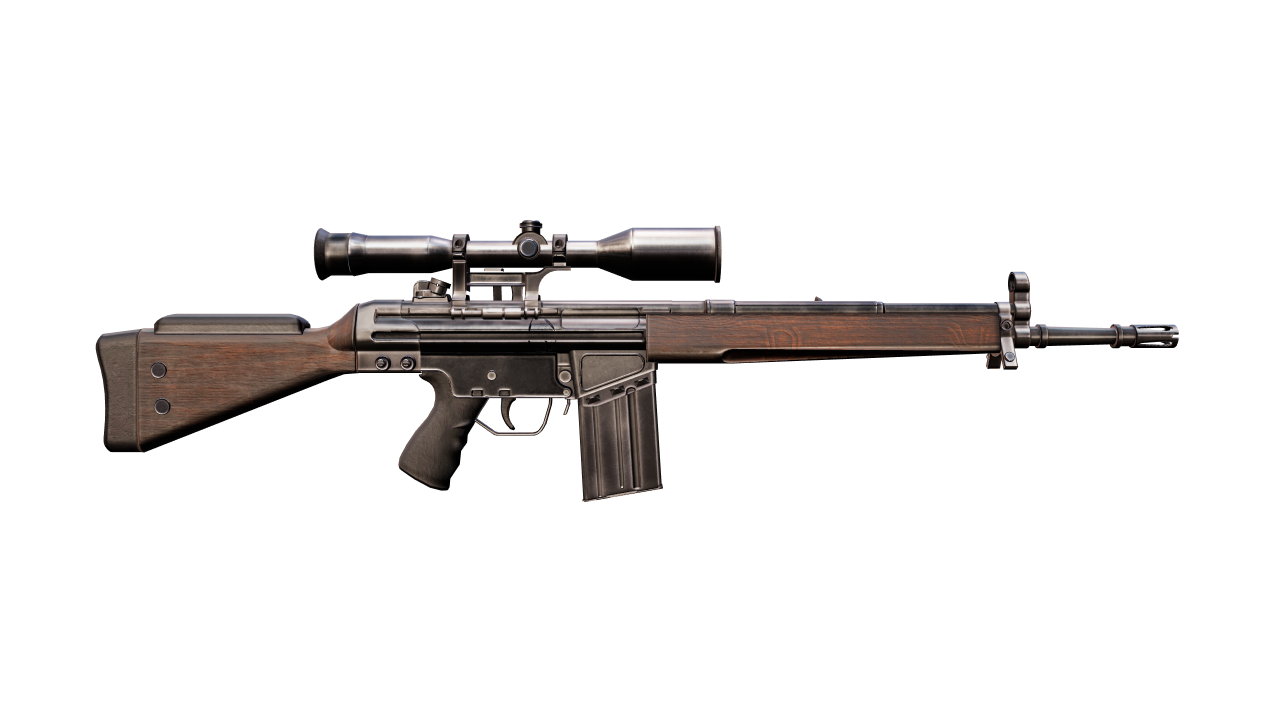Back view of G3SG1 | Hunter
