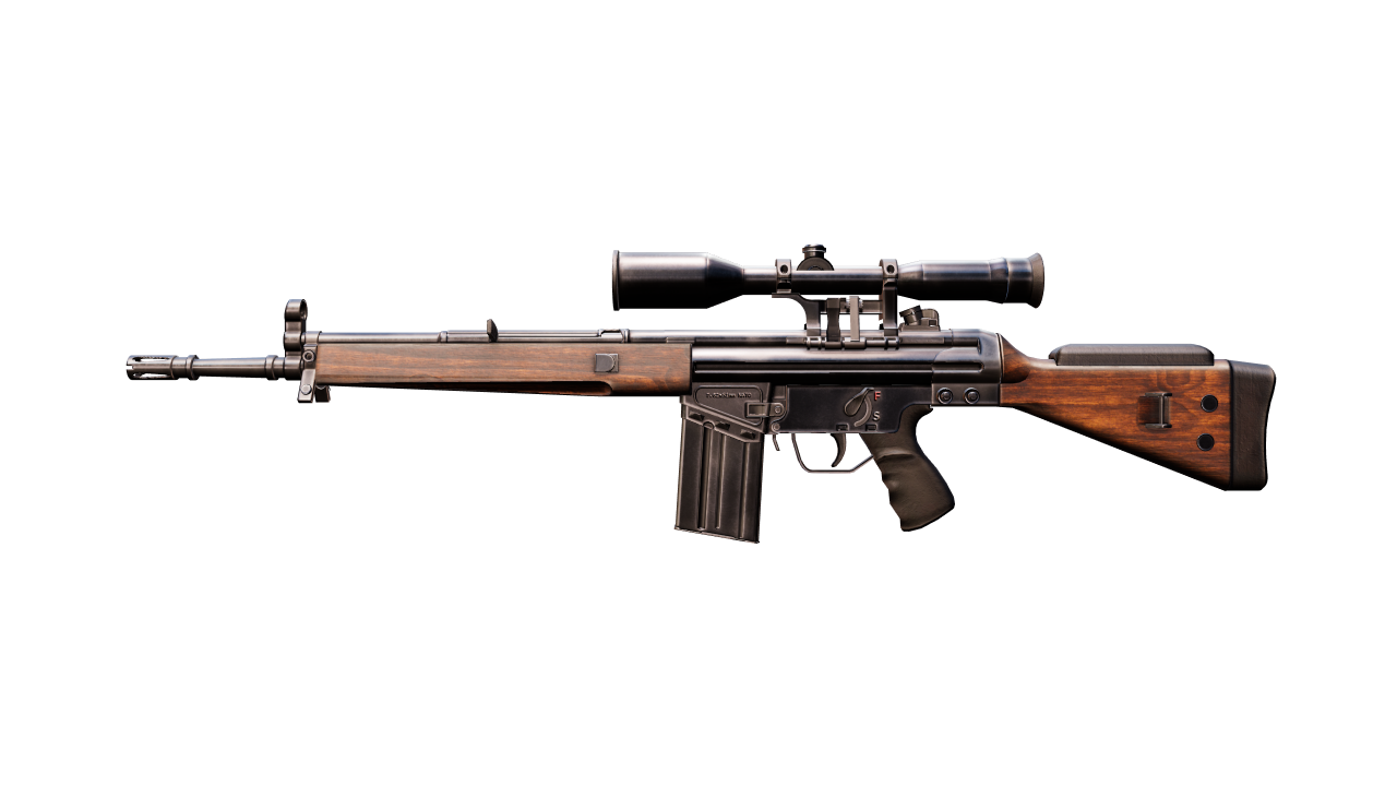 Front view of G3SG1 | Hunter