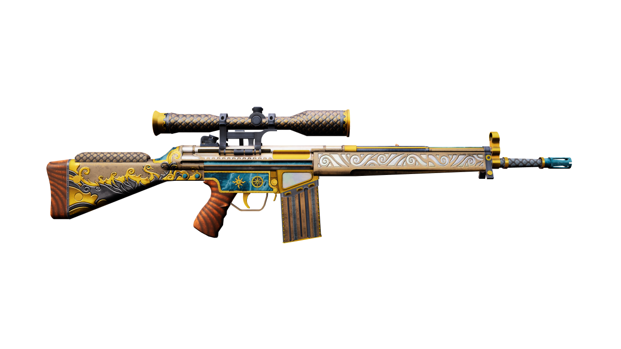 Back view of G3SG1 | High Seas
