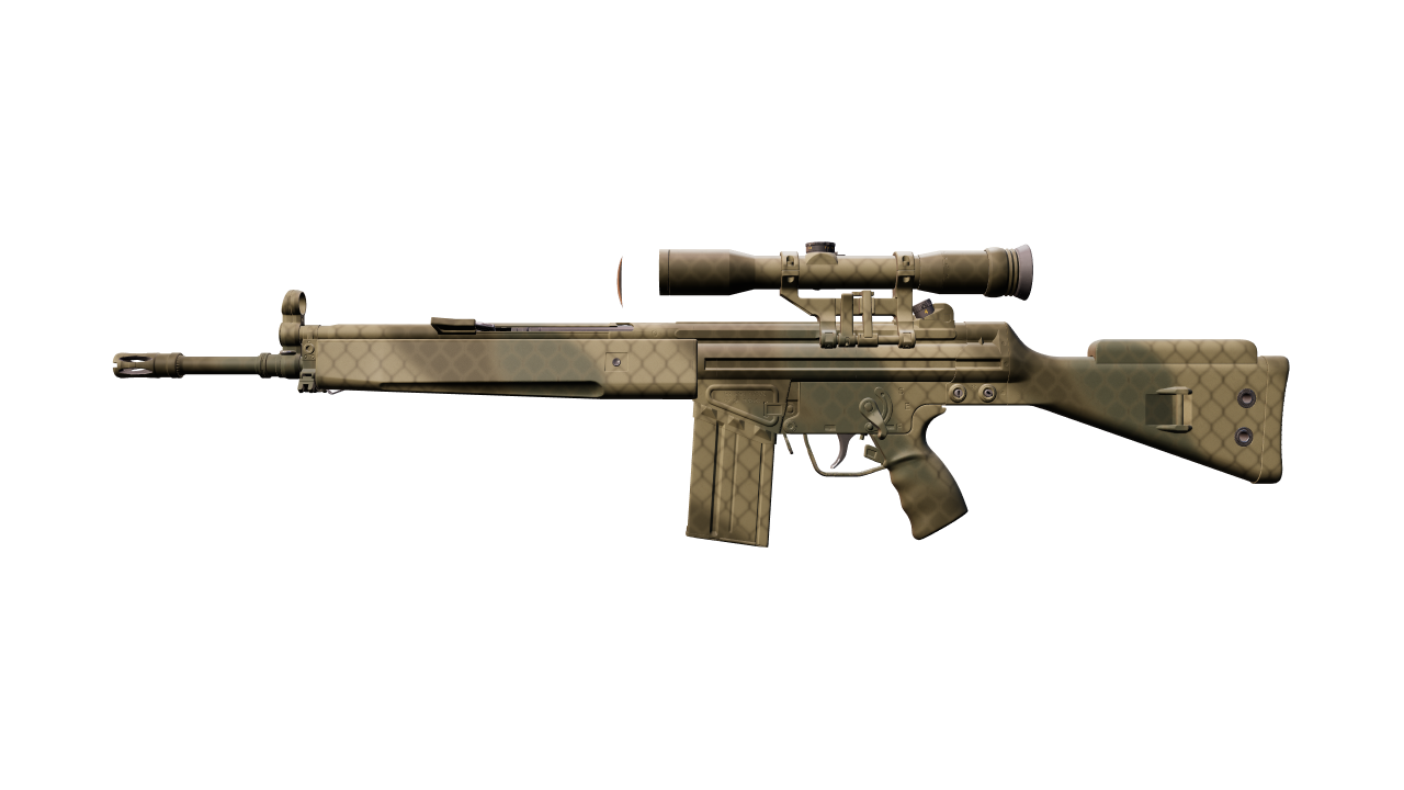 Front view of G3SG1 | Safari Mesh