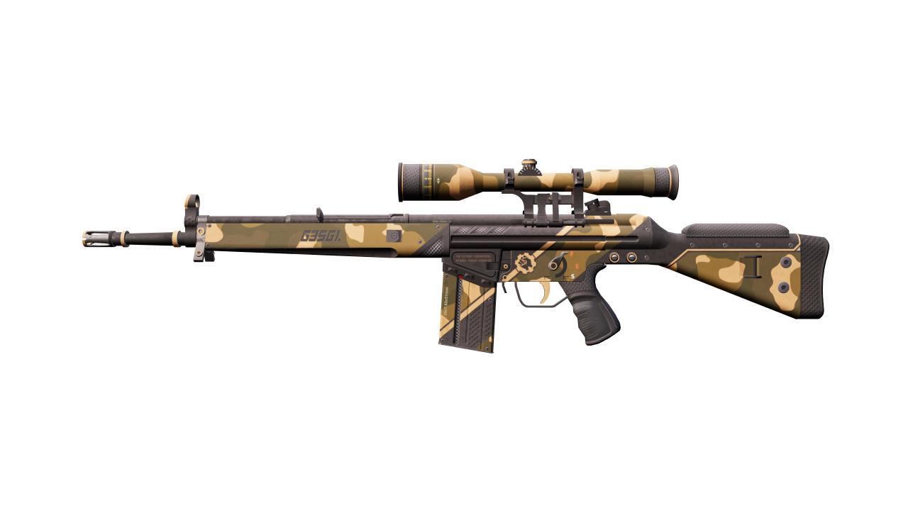 Front view of G3SG1 | Black Sand