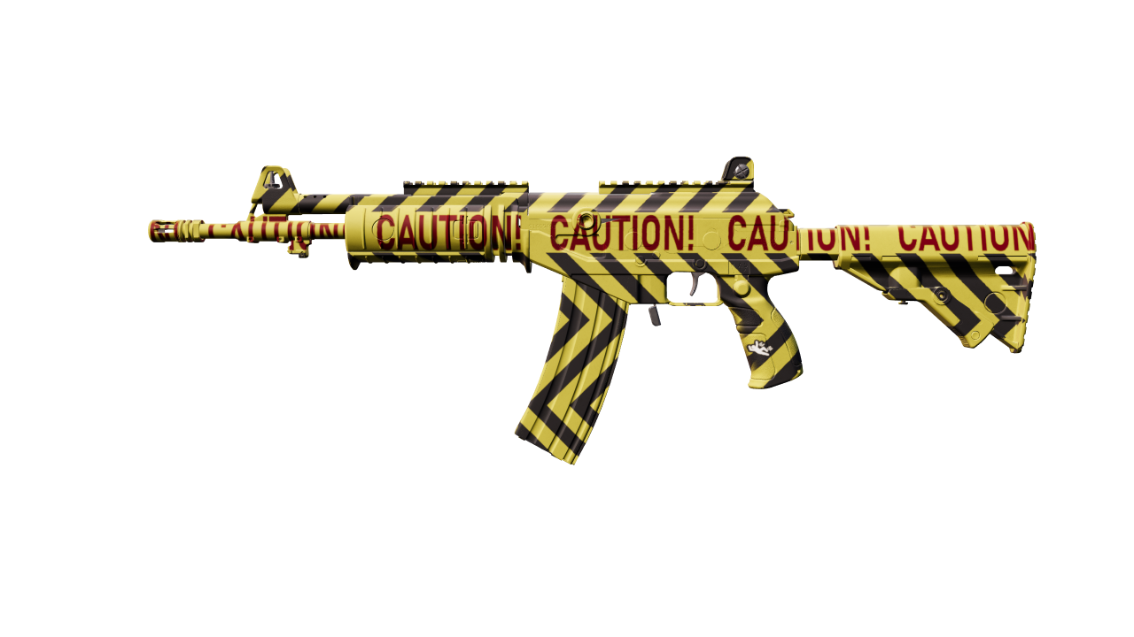 Front view of Galil AR | CAUTION!
