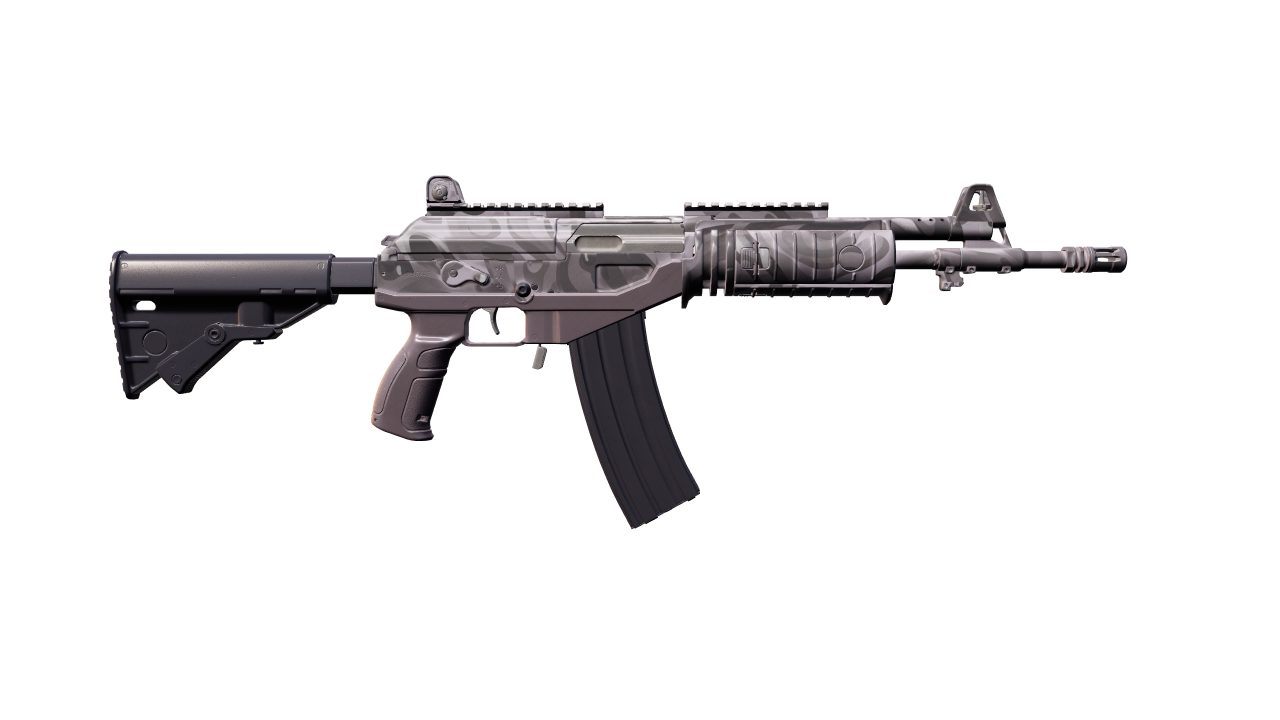Back view of Galil AR | Grey Smoke