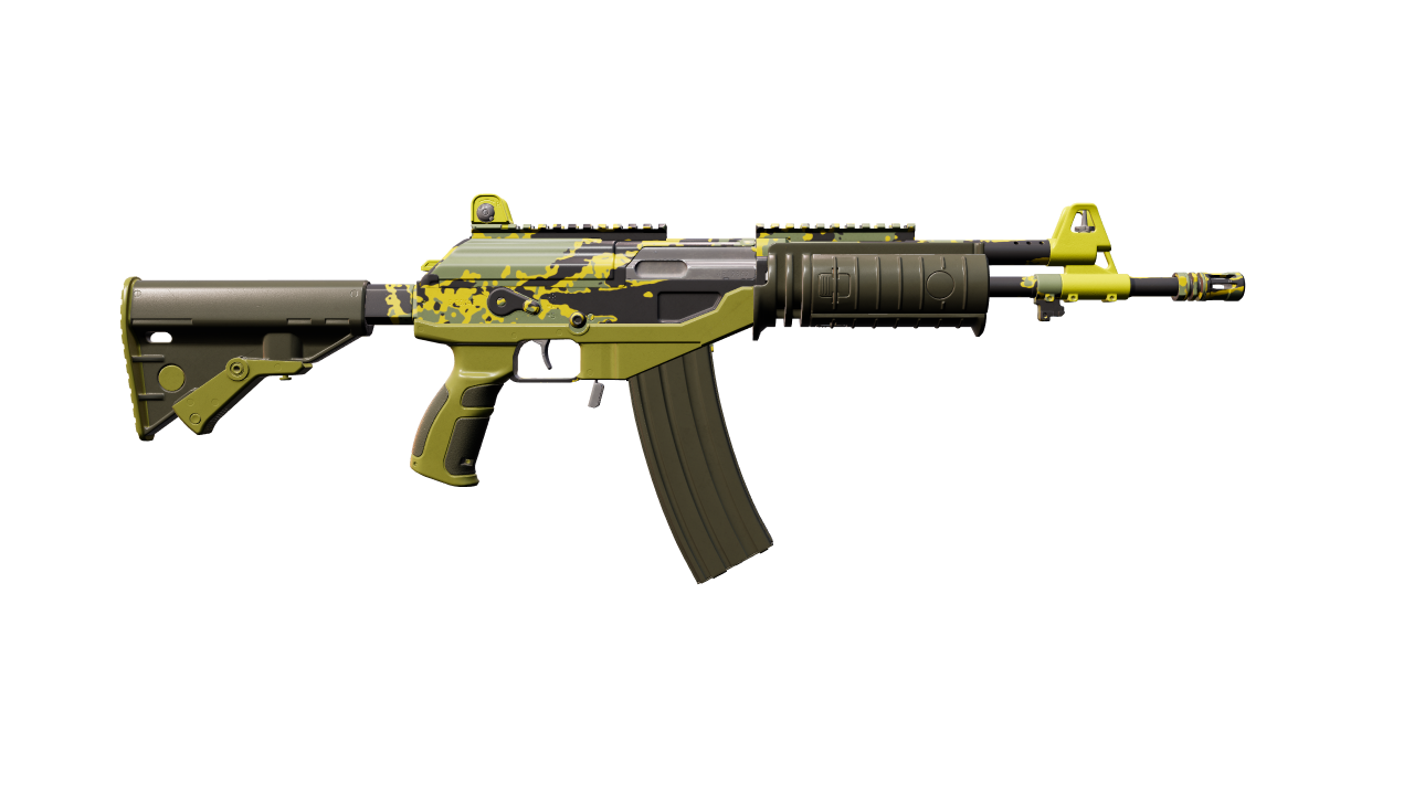 Back view of Galil AR | Acid Dart